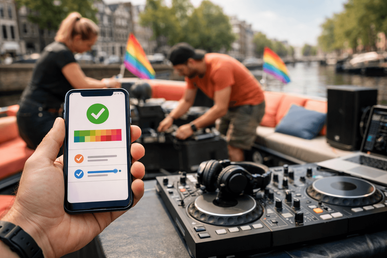DJ team moving from approved code into onboarding and live preparation